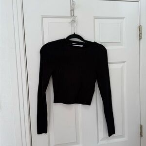 Zara Black Long Sleeve Women's Top